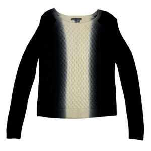 Vince Ombre Dip Dye Cable Knit Cable Knit Cashmere Blend Sweater Size XS